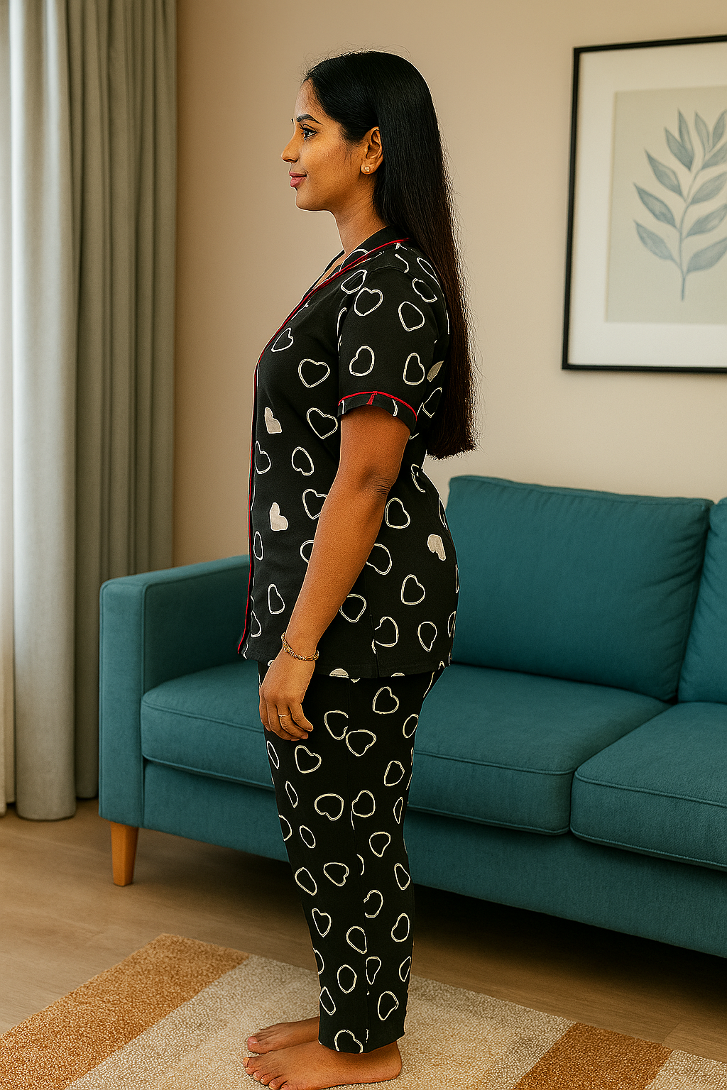 Women Collar Co-ord Set