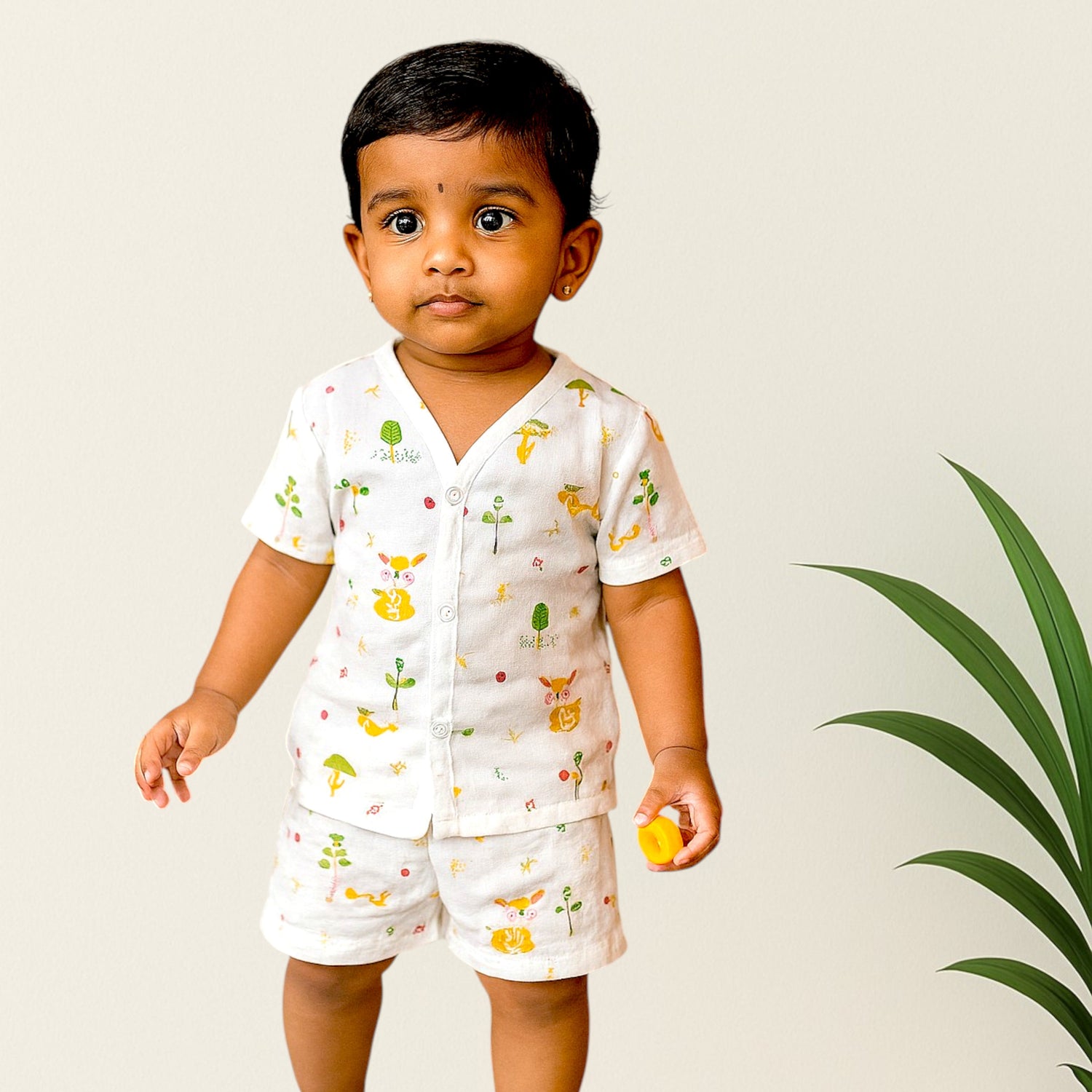 muslin Jabla & shorts set