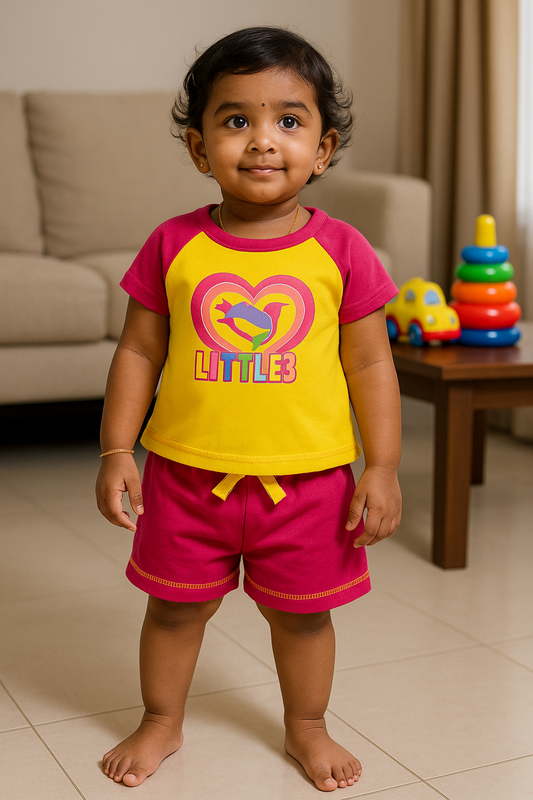 Baby Cotton Shorts Set