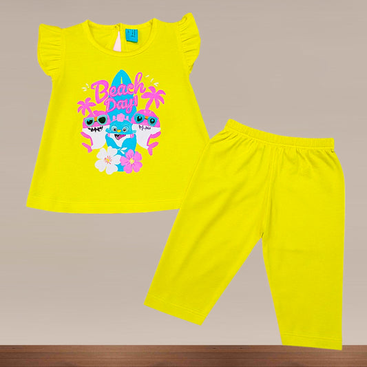Baby Cotton Capri Set