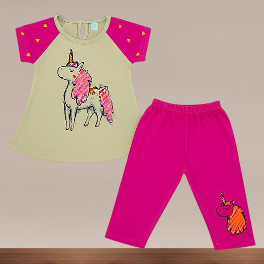Baby Cotton Capri Set