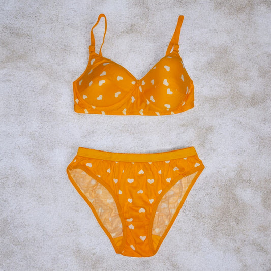 Women Padded Bra Set