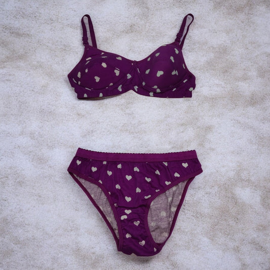 Women Padded Bra Set