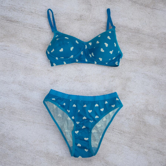 Women Padded Bra Set