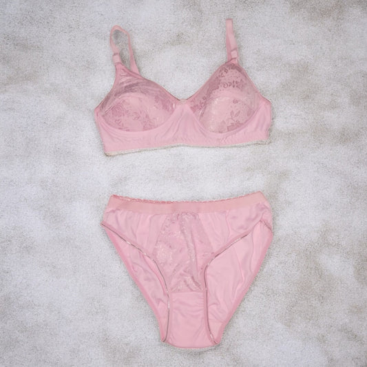 Women Printed Padded Bra Set