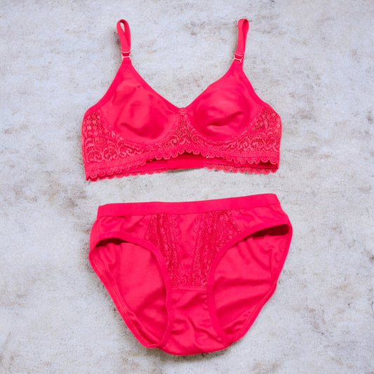 Women Neted  Bra Set