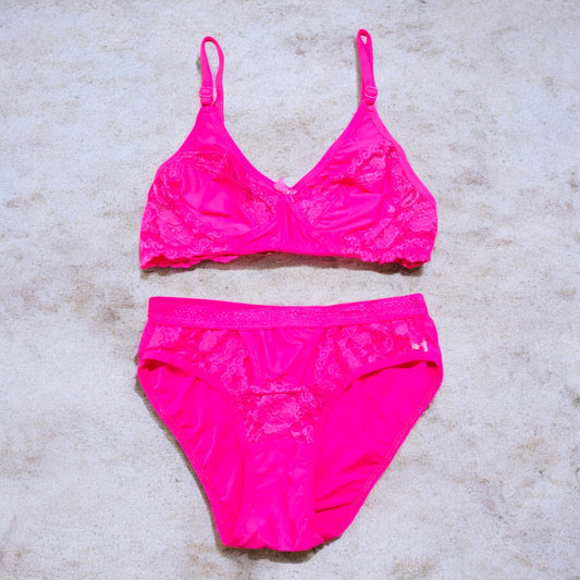 Women Neted Bra Set