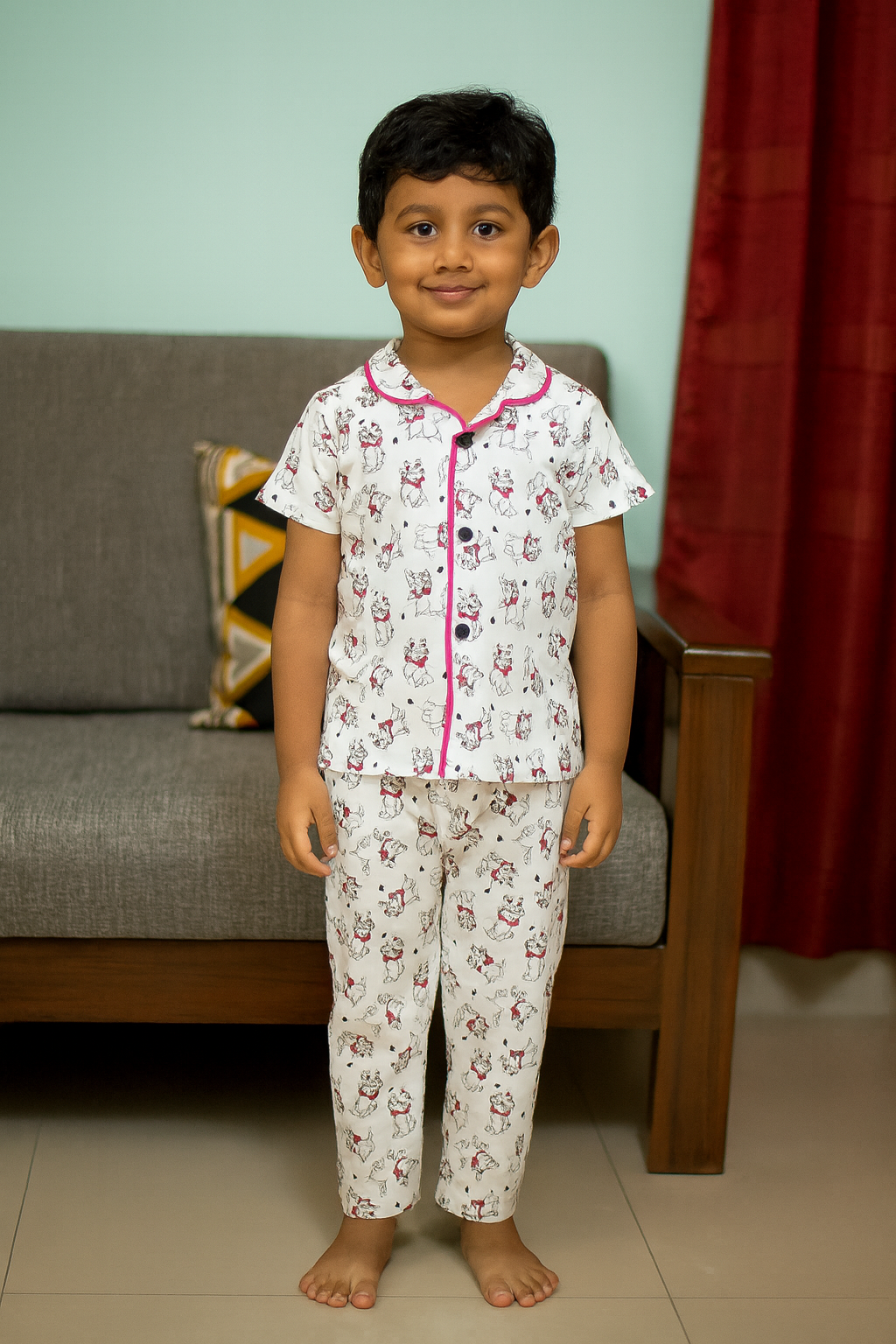 Premium Collar Co-ord Pant Set