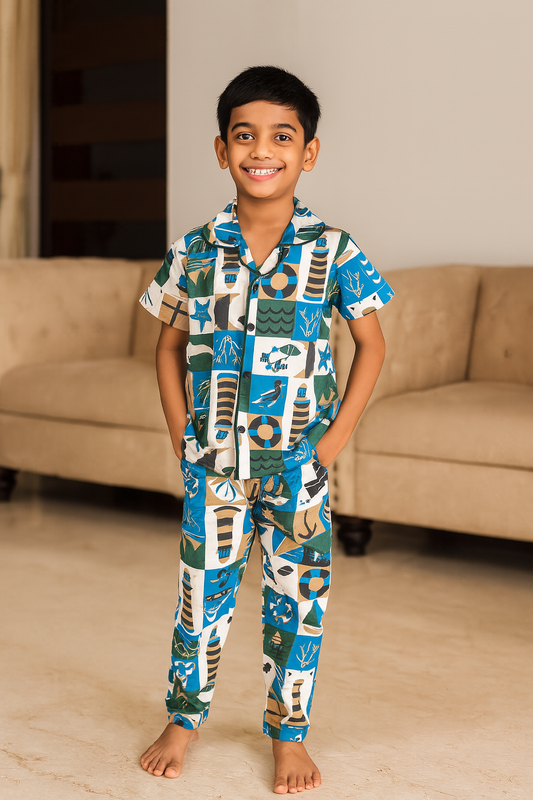 Kids Collar Co-ord Set