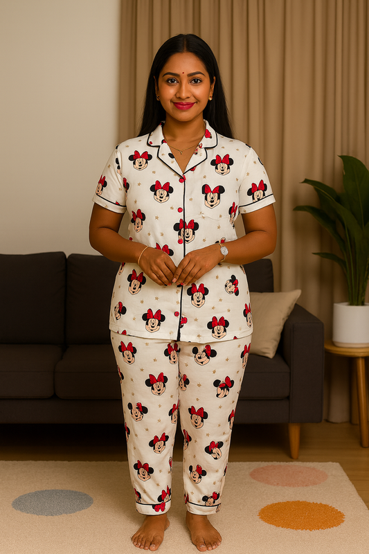 Women Collar Co-ord Set
