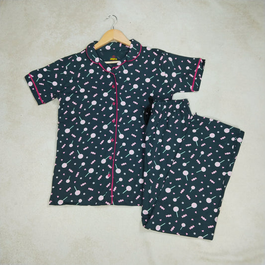 Women Collar Co-ord Set