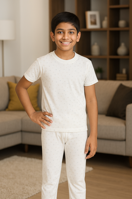 Kids Half Sleeve & Pant Co-ord Set