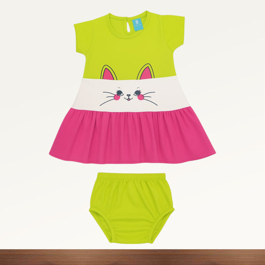 Baby Girl Frock Shorts set  - 212