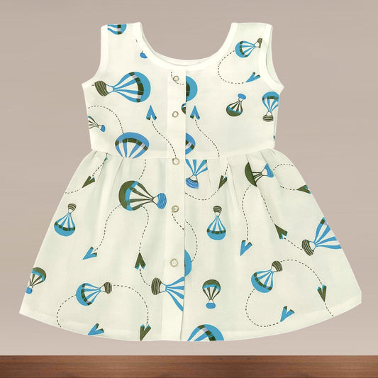 Muslin Premium Button Frock