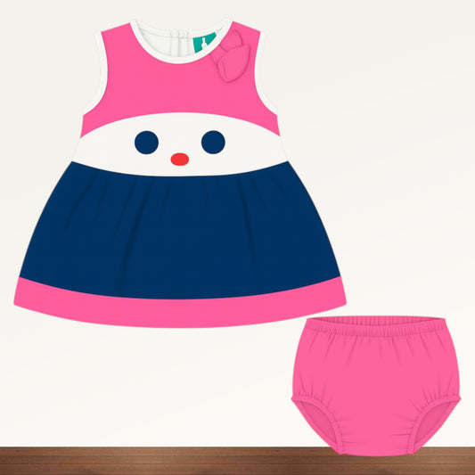 Baby Girl Frock Shorts set  - 212