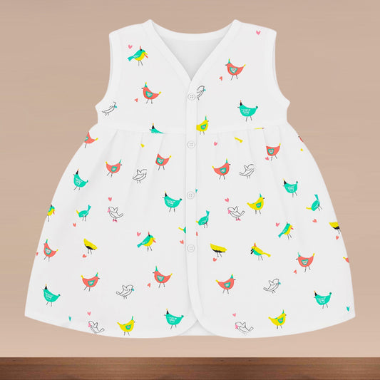 Muslin Premium Baby Girl Chest Cut Frock