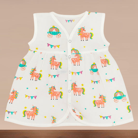 Muslin premium Baby Girl Chest Cut Frock