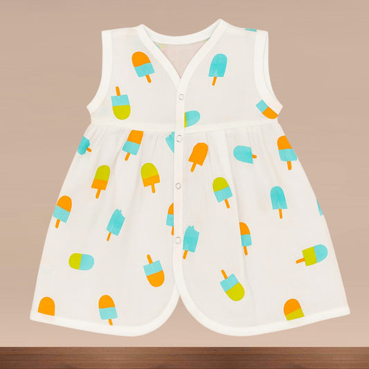 Muslin premium Baby Girl Chest Cut Frock