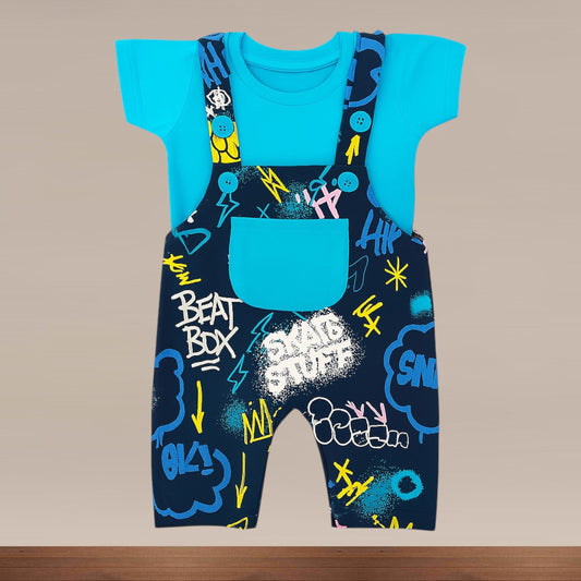 Premium Boy Baby Dungaree Set - 217