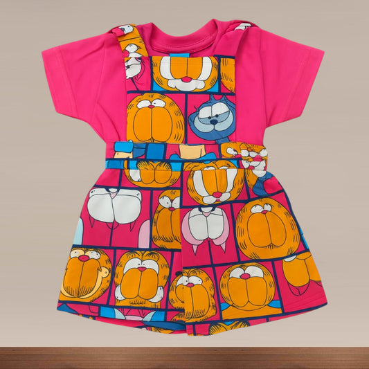 Premium Girl Baby Dungaree Set  - 222