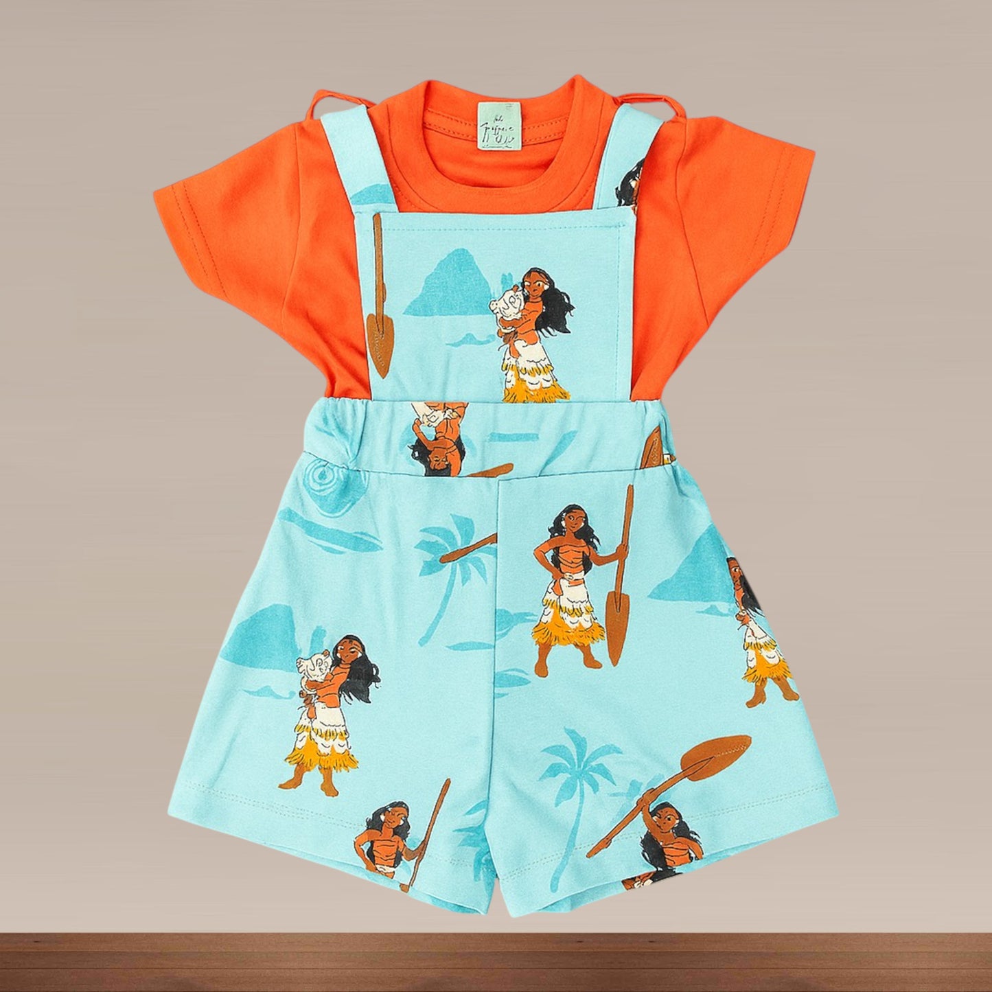 Premium Girl Baby Dungaree Set  - 222