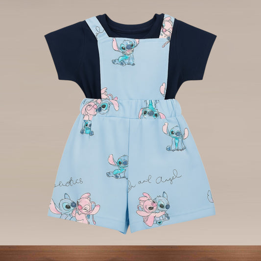 Premium Girl Baby Dungaree Set - 222
