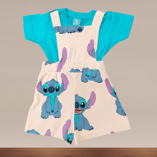 Premium Girl Baby Dungaree Set - 222