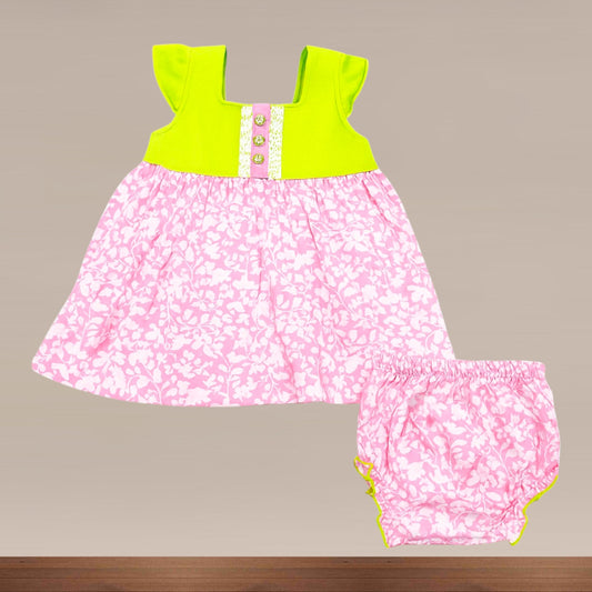 Premium Girl Baby Fancy Frock Set - 233