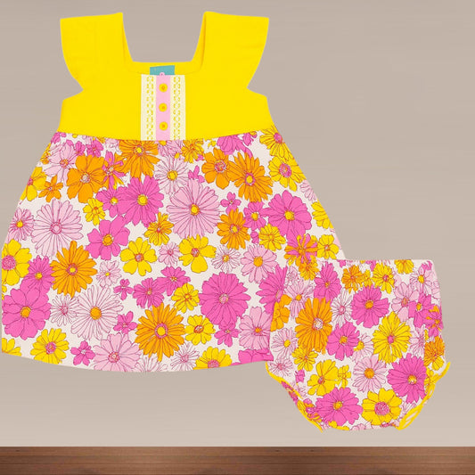 Premium Girl Baby Fancy Frock Set - 233