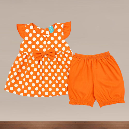 Baby Girl Frock Shorts set  - 229