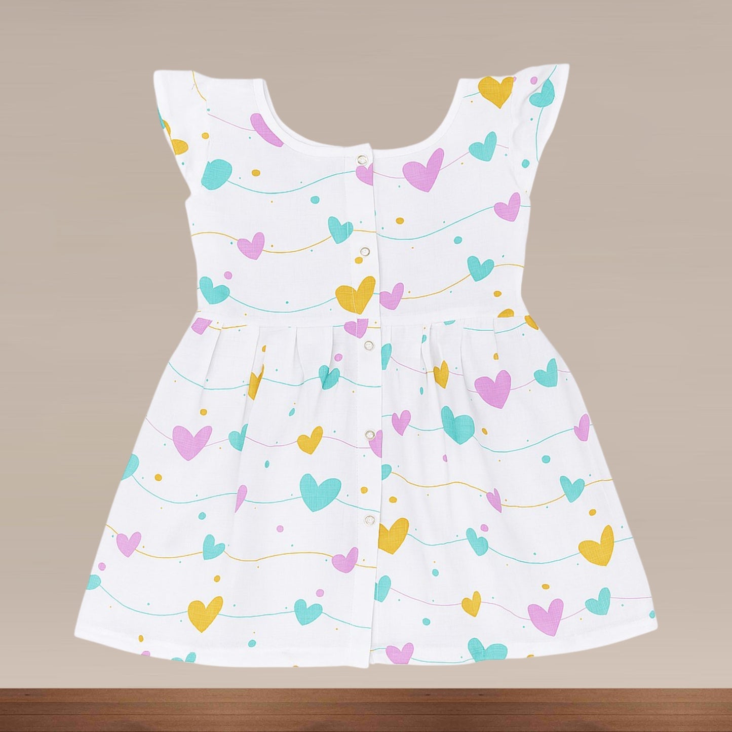 Muslin Premium Baby Girl Frill Frock