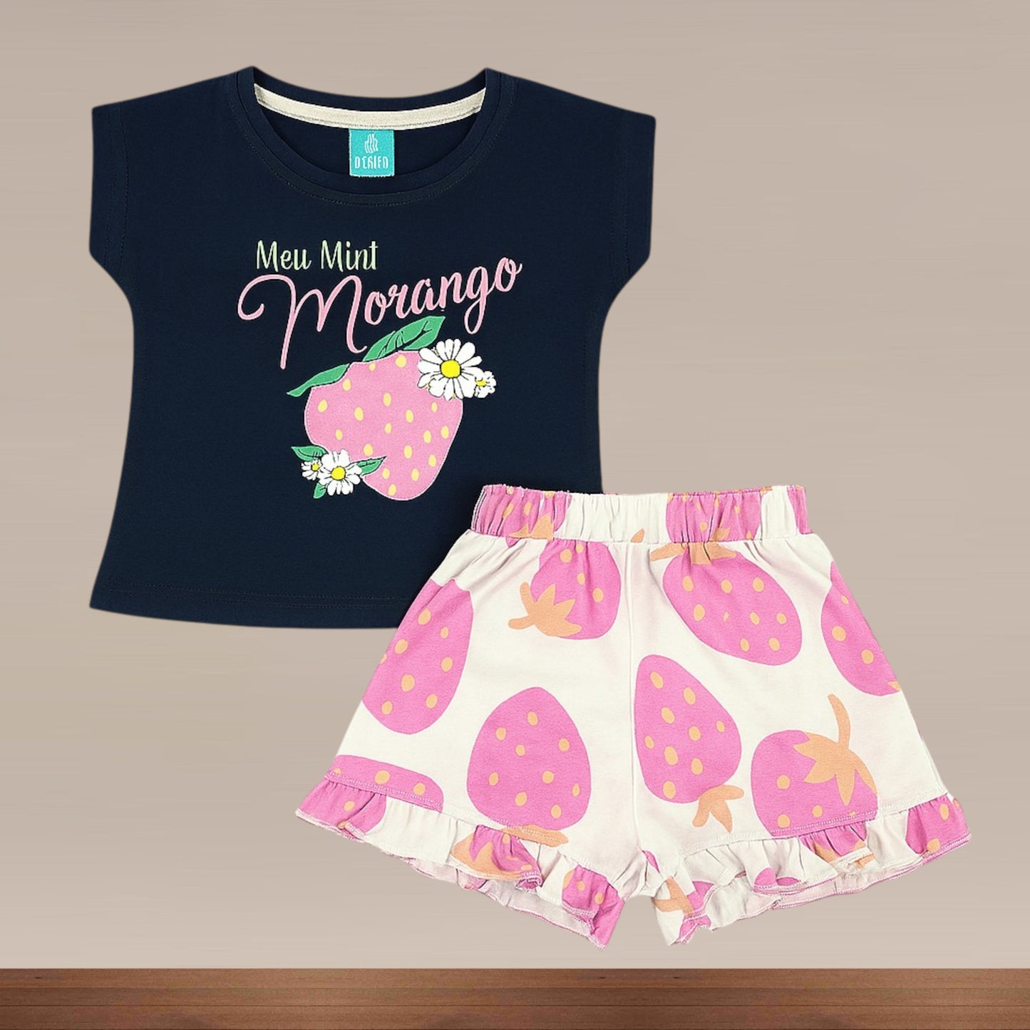 Premium Girl Baby Fancy Shorts Set  - 227