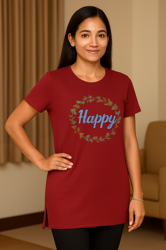 Women Long Polo T-Shirt