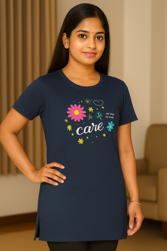 Women Long Polo T-Shirt