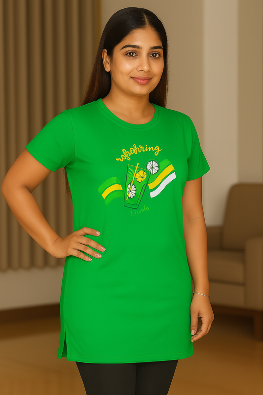 Women Long Polo T-Shirt