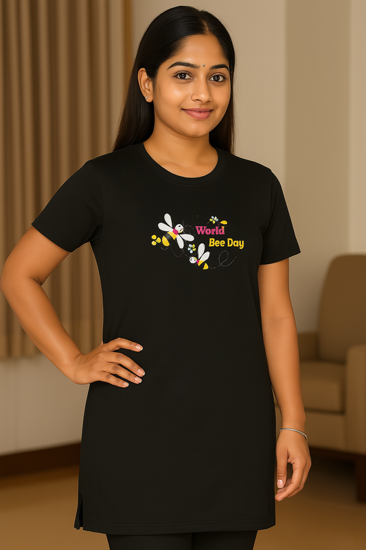 Women Long Polo T-Shirt