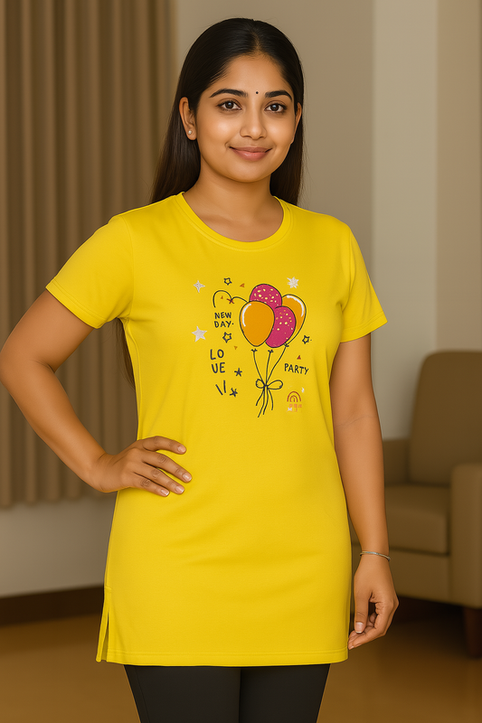 Women Long Polo T-Shirt