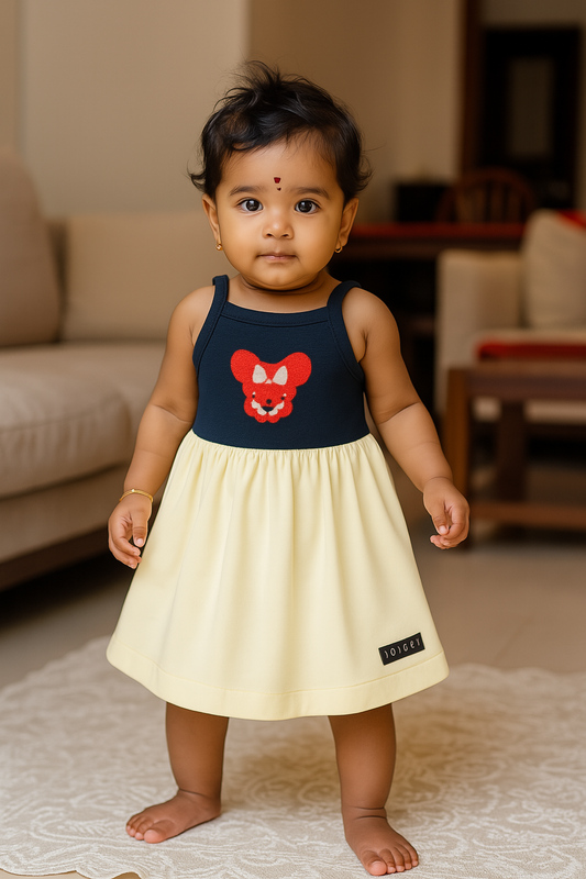 Premium Girl Baby Frock  - 3010