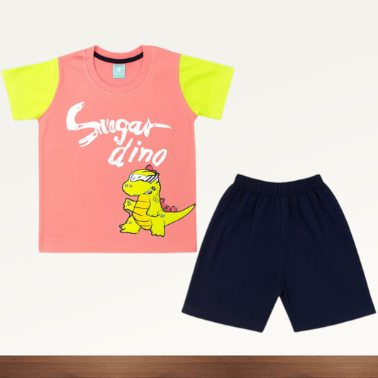 Premium Boy Baby Half Sleeve Shorts Set - 221