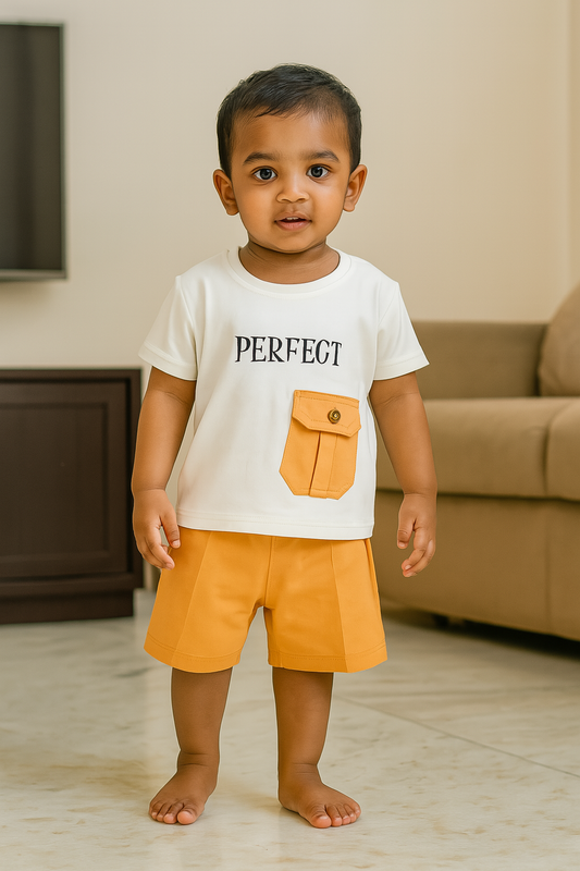 Premium Boy Baby Half Sleeve Shorts Set - 221