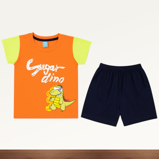 Premium Boy Baby Half Sleeve Shorts Set - 221