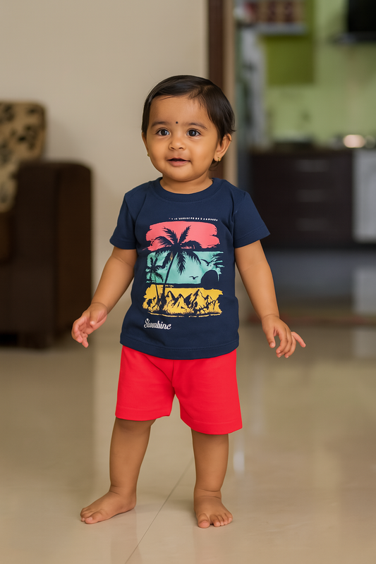 Premium Boy Baby Shorts Set - 206