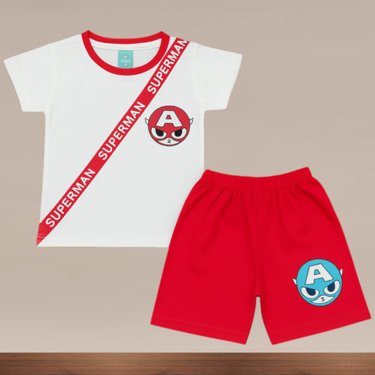 Premium Boy Baby Half Sleeve Shorts Set - 216