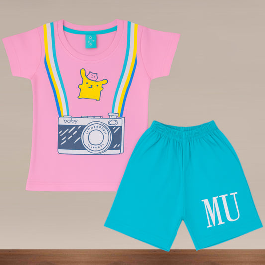 Premium Boy Baby Half Sleeve Shorts Set - 216
