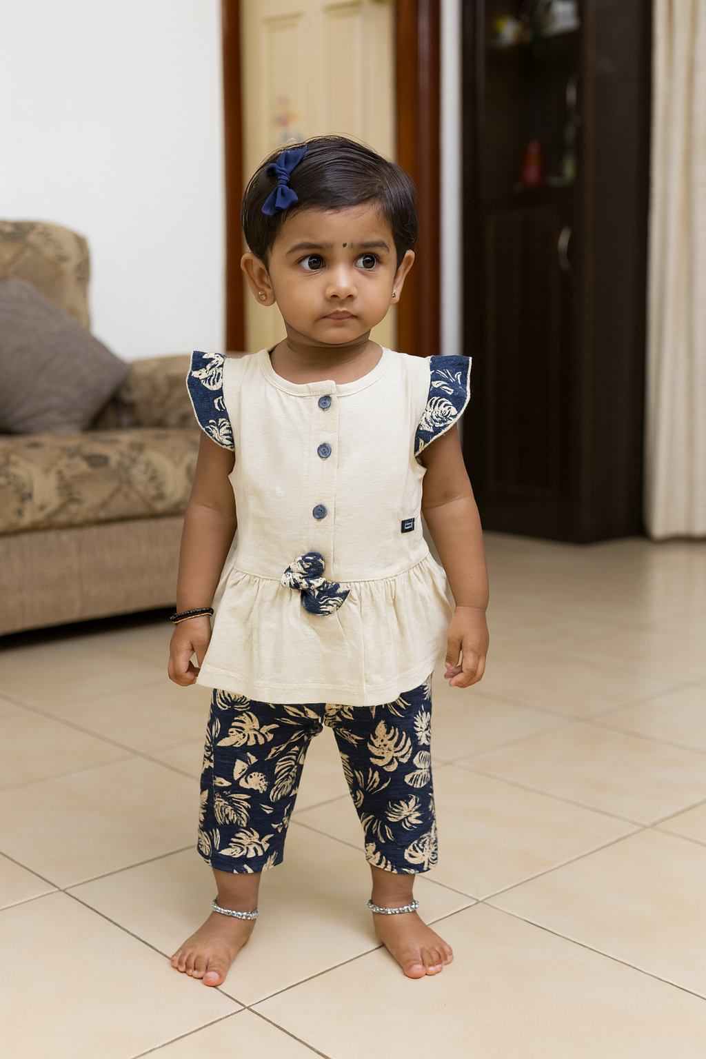Premium Baby Girl Capri Set