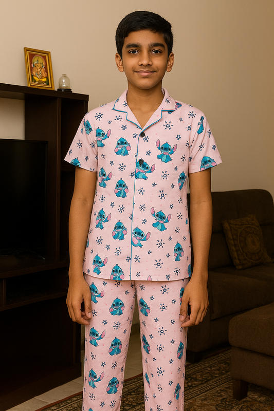 Boy Half Sleeve Pant Collar Set