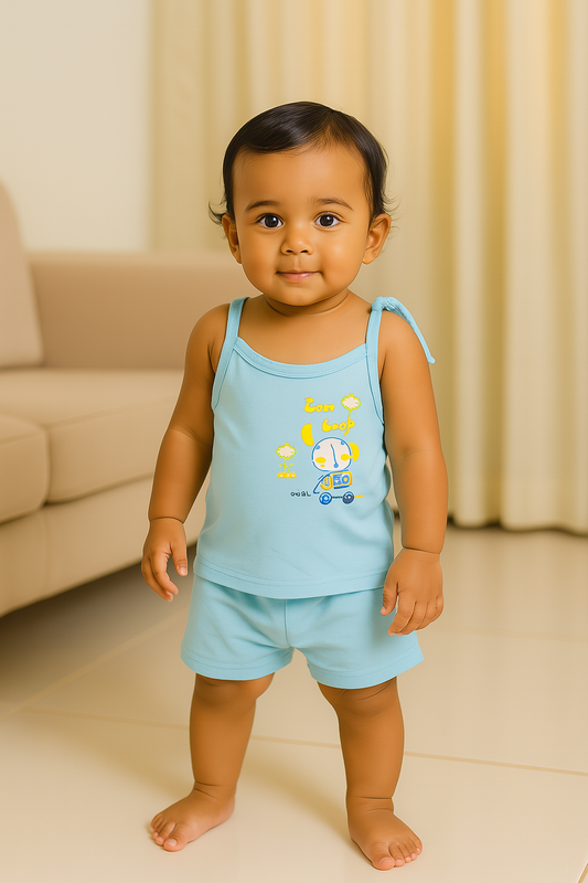 Premium Baby Tie Knot Shorts Set - 3005
