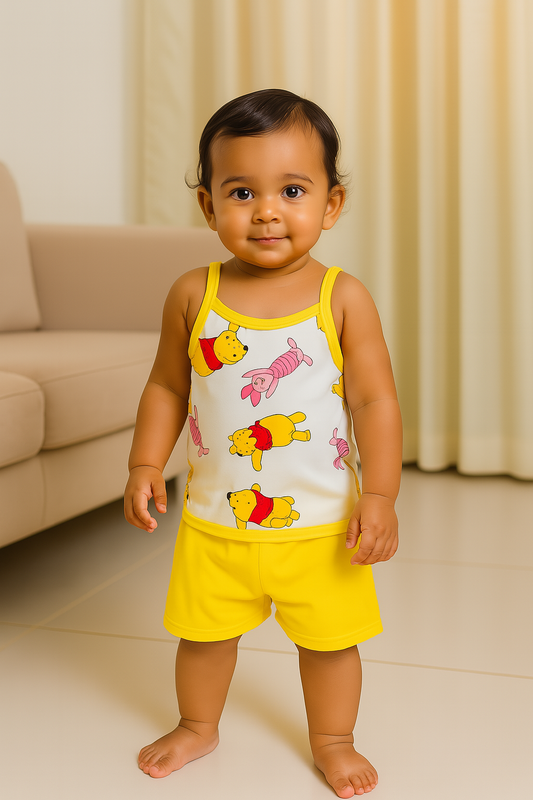 Premium Baby Tie Knot Shorts Set - 3004