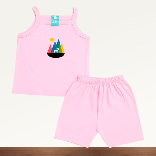 Premium Baby Tie Knot Shorts Set - 3004