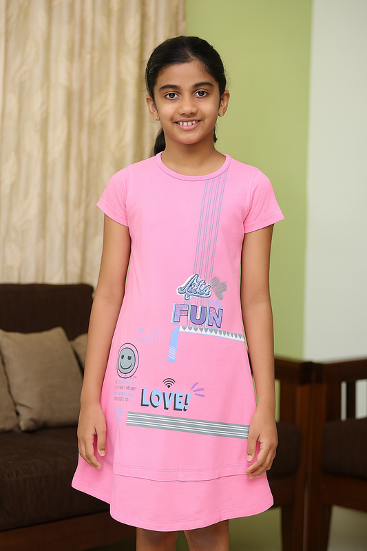 Premium Kids Long Polo Frock - 9024